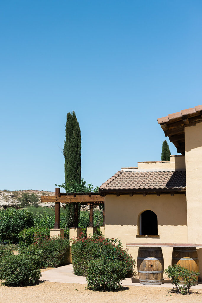 view of building at alcantarra vineyard