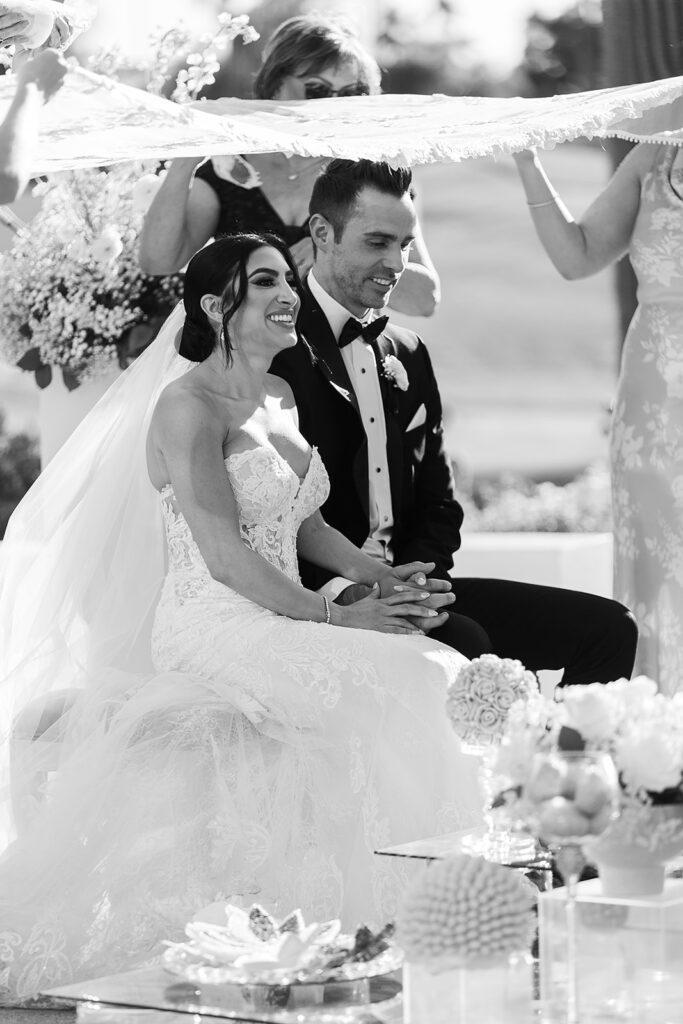 Sofreh aghd wedding ceremony at Mountain Shadows.
