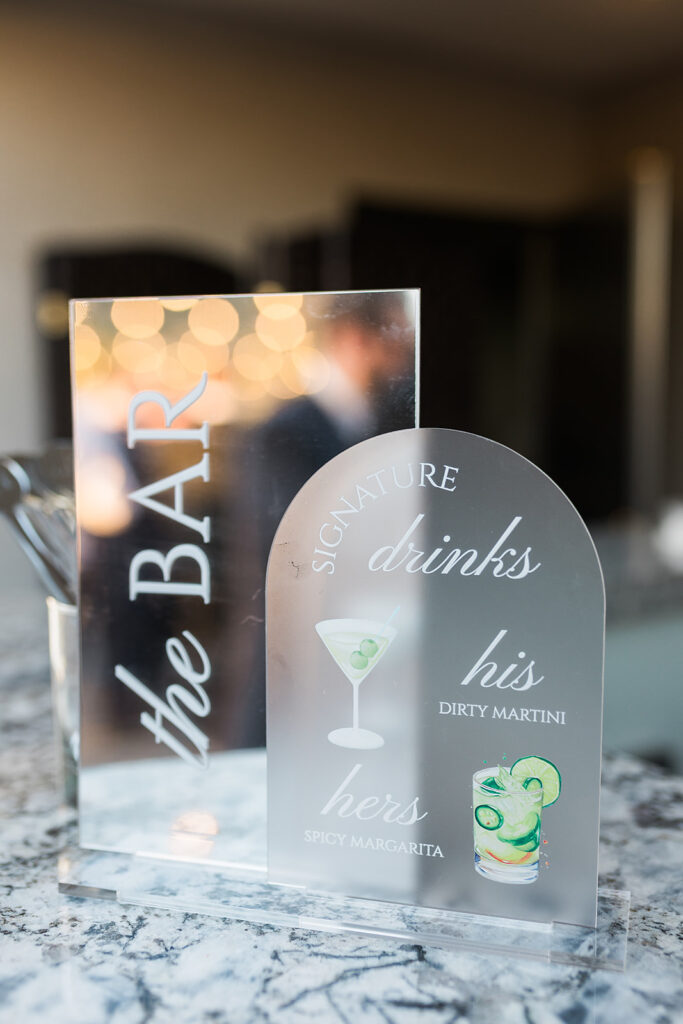 Guests enjoying cocktail hour at Mountain Shadows wedding.